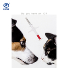 Identification de l'animal, puce, étiquette de l'animal de compagnie, étiquette FDX-B de 11,5 mm, étiquette de verre, numéro d'identification unique à 15 chiffres