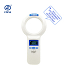Scanner animal FDX-B de puce de la température d'identification d'animal familier SI batterie du lecteur 3AA