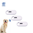 Scanner à puce RFID à puce RFID avec batterie au lithium 24*7 OLED pour animaux de compagnie