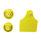 Étiquette RFID jaune avec TPU et étiquette ICAR ISO11784/5 FDX-B