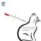 puce en verre animale de chat de chien d'implant de transpondeur de seringue de bétail d'étiquette d'identification de 134.2khz FDX-B RFID
