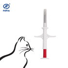 La seringue animale implantable de transpondeur de puces de l'identification ZS006 dans l'ordre technique a stérilisé la poche 2.12mm