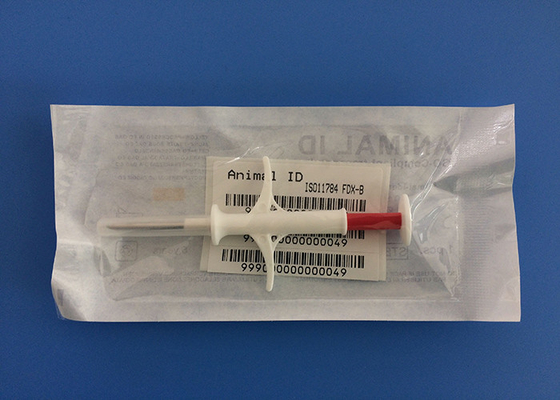 puce d'identification d'animal familier de 2.12*12mm avec les transpondeurs injectables de la seringue 134.2khz d'implant