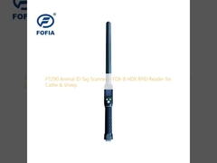 PT290 Scanner d'étiquette d'identification animale   FDX-B HDX RFID Reader pour bovins et moutons