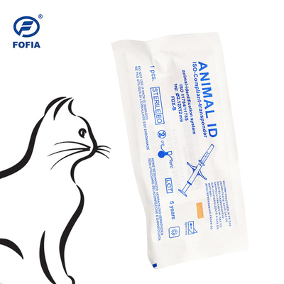 Micro-puce de suivi de l'identification des animaux 134khz 2.12mm EM4305 LF Tag pour la ferme