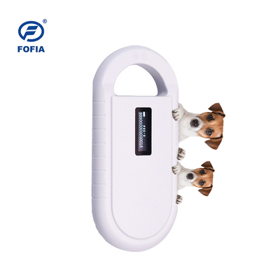 Scanner RFID à micro-puce d'animal à batterie au lithium portatif avec 5 heures de temps continu