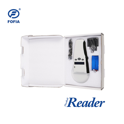 Lecteur de micropuces RFID portatif haute performance pour l'identification animale et la transmission de données