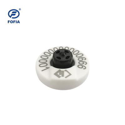 NLIS a approuvé le rond électronique de marque d'oreille de HDX dans la couleur blanche pour l'identification de vache
