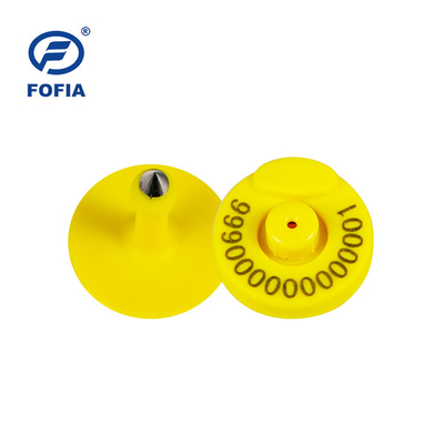 Identification animale électrique 134.2khz FDX-B de marque d'oreille de bétail