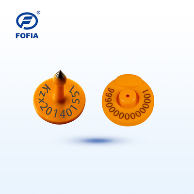 FOFIA RFID étiquette d'oreille électronique étiquettes de suivi des animaux avec thermomètre pour les bovins et les moutons