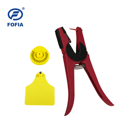 Étiquette d'oreille RFID durable personnalisable pour l'élevage et l'abattage des animaux