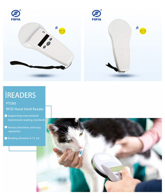 Un scanner à puce animale de nouvelle génération PT580 conçu pour lire des informations sur puce compatible avec 7000 données stockées