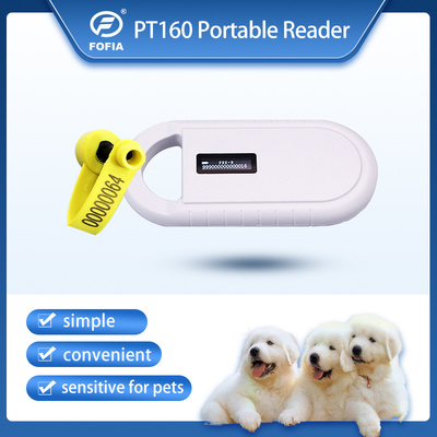Lecteur de puces pour animaux compact et convivial avec batterie rechargeable