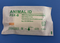 Puce animale de norme de l'OIN de l'aiguille 134.2khz de puce d'identification avec les transpondeurs injectables d'injecteur