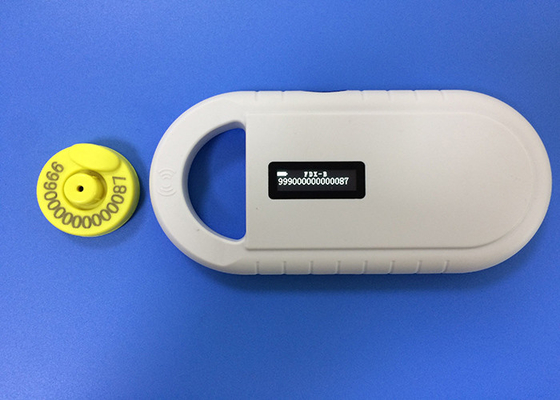 Marques d'oreille non-toxiques de bétail/moutons de TPU pour la gestion de bétail, couleur jaune