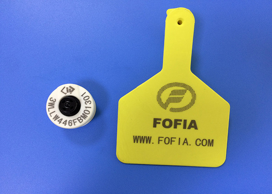 Coutume à haute fréquence de marque d'oreille de l'animal RFID avec -30°C au Temp de l'opération 50°C