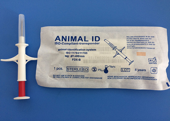 134.2 KHz Chipe d'identification de chien Micro-puce d'identification d'animal La principale solution pour une identification précise et sécurisée des animaux