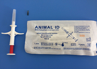 Puce de chien de recherche de RFID avec la seringue, puce ICAR d'identification d'animal familier approuvée