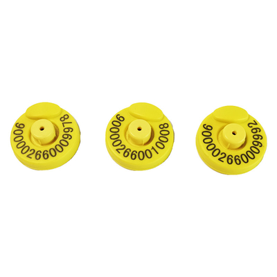 Étiquette d'oreille RFID personnalisable Étiquettes d'oreille pour animaux pour l'identification et le suivi du bétail