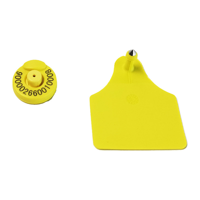 Étiquette d'oreille RFID standard ISO pour l'identification des animaux de la gestion du bétail