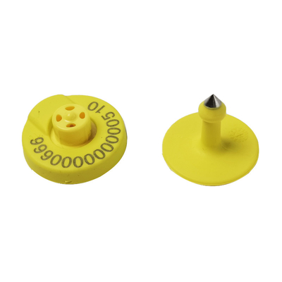 134.2MHz Chipe personnalisée étiquette d'oreille électronique d'animal pour bétail