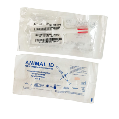 Étiquette micro-puce implantable pour le suivi des animaux EO universel stérilisé 15 chiffres