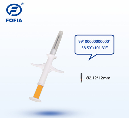 HT002 Puce de température animale injectable pour la santé et le bien-être des animaux
