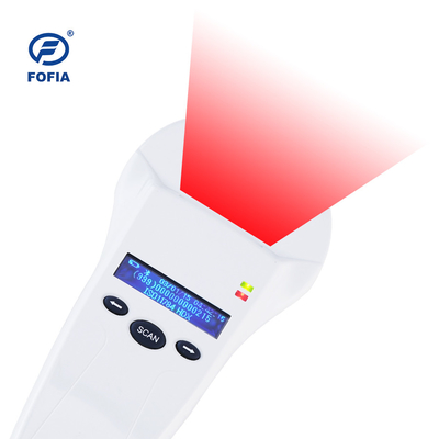 PT580 Scanner de puce manuelle pour animaux pour la lecture de la norme ISO11784 FDX-B ID64 et HDX