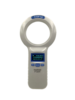 Lecteur de puce portative USB transférable ISO Transponder pour l'identification des animaux de compagnie