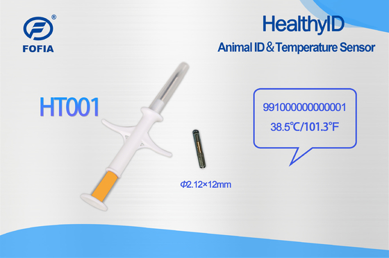 134.2Khz FDX-B Microchip 2.12*12 1.4*8mm Microchip pour l'élevage pour l'identification des animaux Aucun avis encore