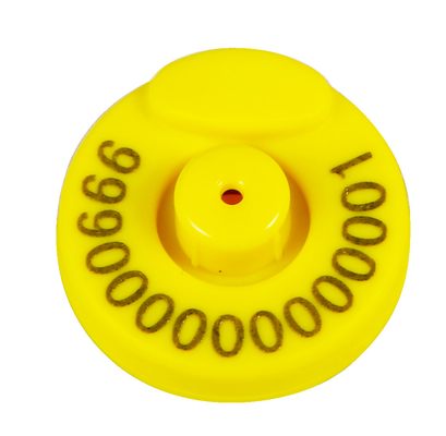Étiquettes d'oreille électroniques imperméables pour la gestion et l'identification du bétail