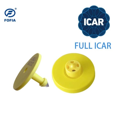 Les étiquettes auriculaires de bovins à l'épreuve de la manipulation en plastique TPU certifiées ICAR 134.2khz