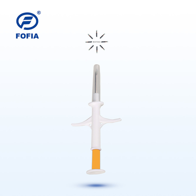 Puce de température RFID pour animaux   ISO11784/85 Étiquette de seringue certifiée