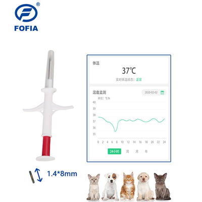 Kit d'injection de micro-puce pour animaux de compagnie adapté aux chiens, chats, chevaux et bétail 2,12*12mm/1,4*8mm