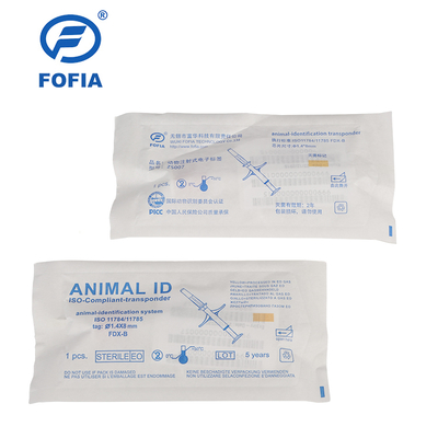 ISO11784/5 FDX-B Microchip d'identification animale pour la surveillance et la gestion de la température des animaux