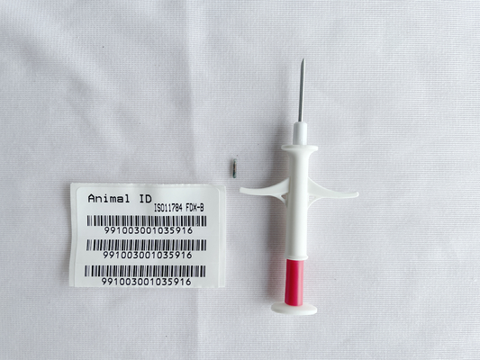 ISO11784/5 FDX-B Microchip d'identification animale pour la surveillance et la gestion de la température des animaux