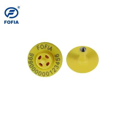 Boucles d'oreille électroniques circulaires FULL ICAR ET908 avec lecteur BLE pour l'identification des animaux et code ICAR non partagé ISO11784/5