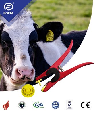 134Étiquettes auriculaires électroniques de 0,2 kHz pour le bétail avec 100 000 cycles d'écriture et conformité ISO 11784/11785