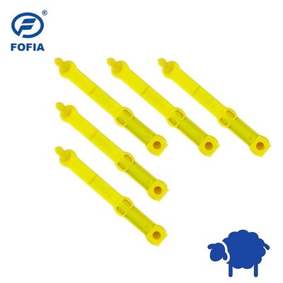 Baguettes électroniques durables et étanches pour moutons, dotées de la technologie RFID FDX HDX et d'un poids de 4,0 g pour la gestion du bétail