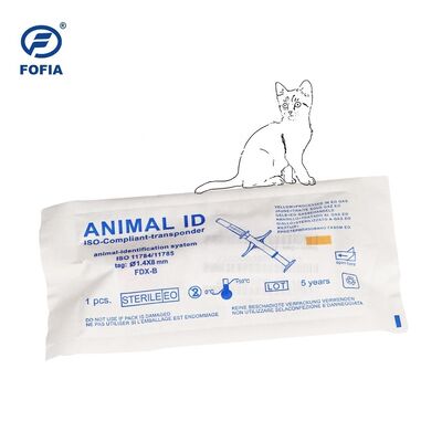 Interface de communication RFID pour micropuce de suivi animalier, Glasstag européen, portée de lecture de 10 cm, adapté aux chiens