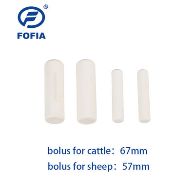 Fonction réticuloruminale blanche Rume bovine Bolus sans fil Mesures de pH intelligentes La puce de capteur de température ISO11784 5 FDX B