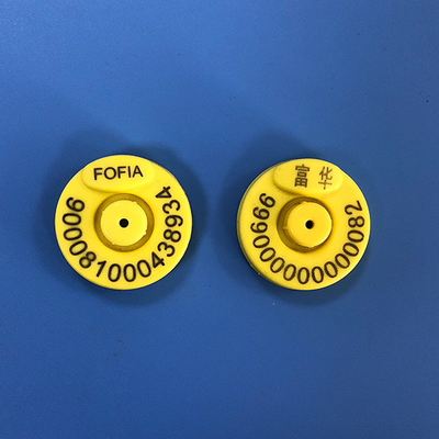 Marque d'oreille électronique de bétail de bétail pour cultiver l'utilisation