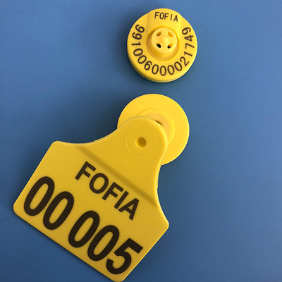 Marques d'oreille électroniques imperméables Rfid ISO11784 animal 50pcs