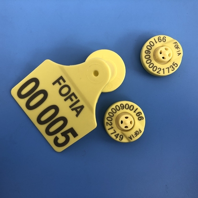 Étiquette RFID électronique d'oreille pour le suivi des animaux