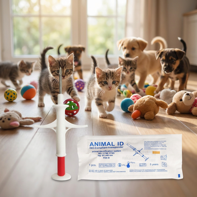 Puce d'identification pour animaux de compagnie ultra-petite ZS007 - Certifiée ICAR pour les cliniques vétérinaires PP Microchip Animal Tracker