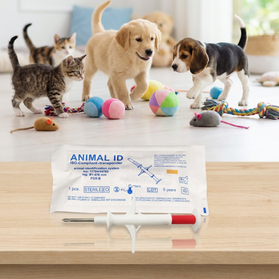 Micropuce d'identification des animaux, puce d'identification ultra petite pour animaux de compagnie, clinique vétérinaire et systèmes de suivi des animaux certifiés ICAR