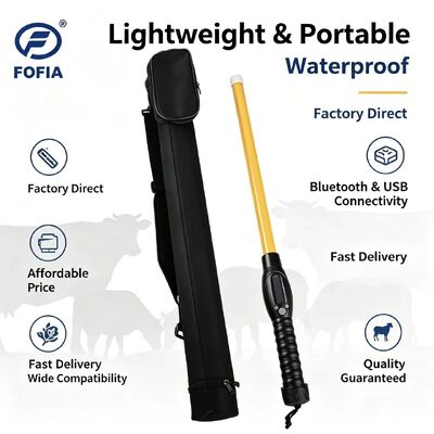 Lecteur de clé RFID Portable avec Transmission de données Bluetooth 5 USB Type C et lecture longue portée pour la gestion du bétail