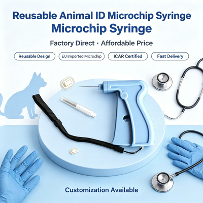 Micropuce implantable d'ISO11784/5 FDX-B 134.2KHz pour l'identification animale avec la bioétiquette en verre de 2.12*12mm