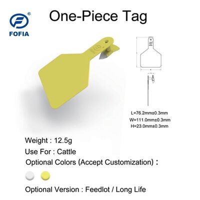 Nouveau bétail utilise des étiquettes d'oreille pour animaux Matériau en plastique TPU Étiquettes d'oreille pour le bétail pour la gestion des exploitations agricoles