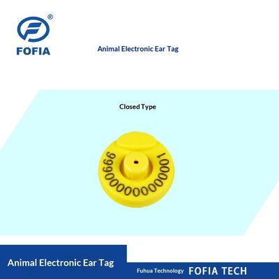 Nouvelle étiquette d'oreille électronique à basse fréquence FDX RFID étiquette d'animal plein duplex porc bétail bouche ouverte/fermée Identification du bétail